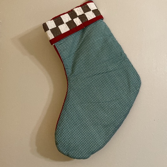 Quilted Snowman Stocking - Picture 2 of 13